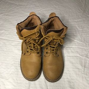 Tan boots
